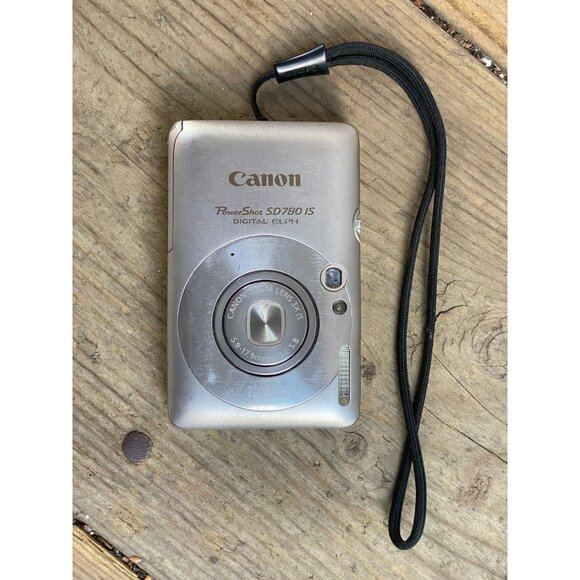Canon PowerShot SD780 IS Digital ELPH 12.1MP 3x Digital Camera silver UNTESTED - Picture 5 of 9
